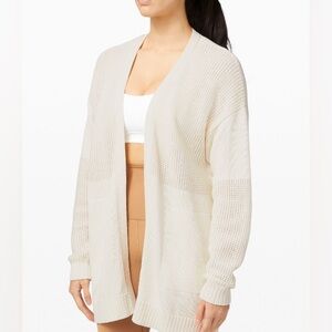 Lululemon Easy Embrace Wrap Sweater
Antique White - size M/L